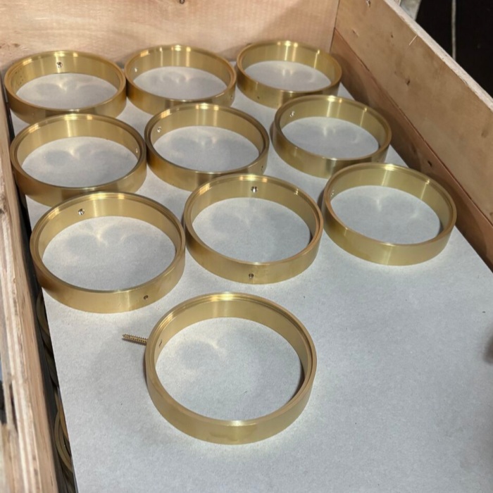 Bespoke Antique Brass CNC Machined Parts