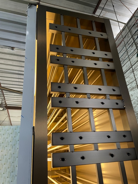 Built-in Stainless Steel Wine Cabinet Project