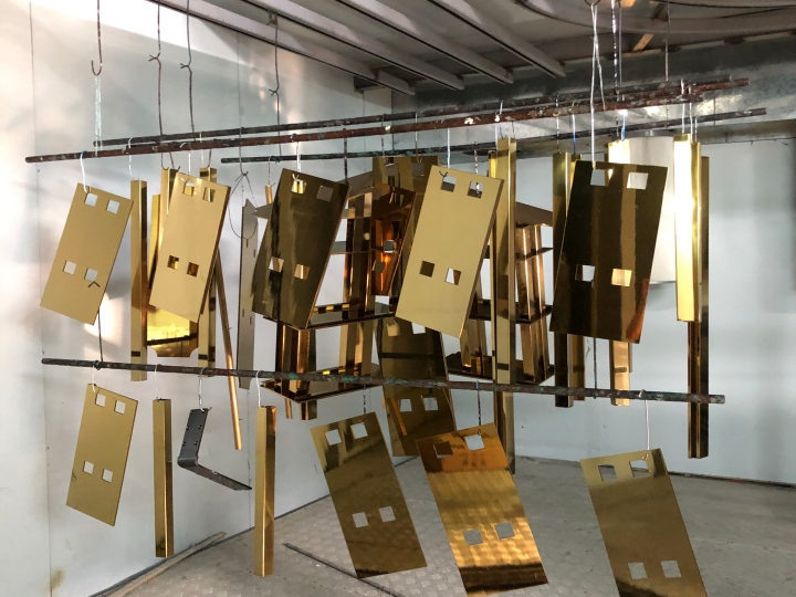 Stainless steel fittings with PVD coating