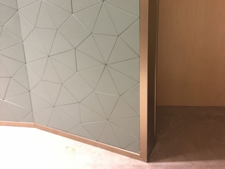 Leather-covered Reception Backdrop