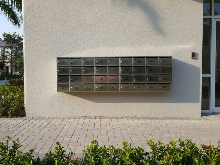 Stainless steel 304 mailboxes