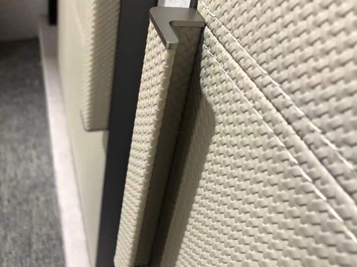 Leather wardrobe door details