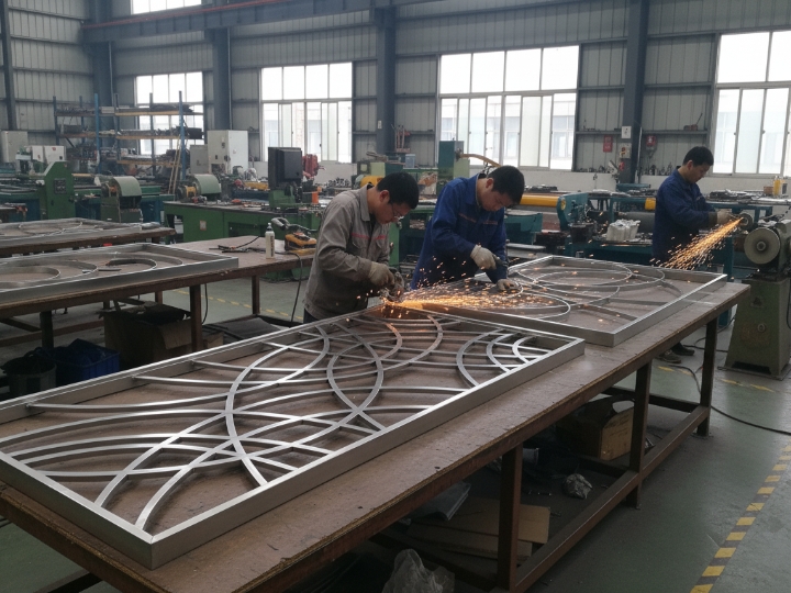 Stainless steel wall panels