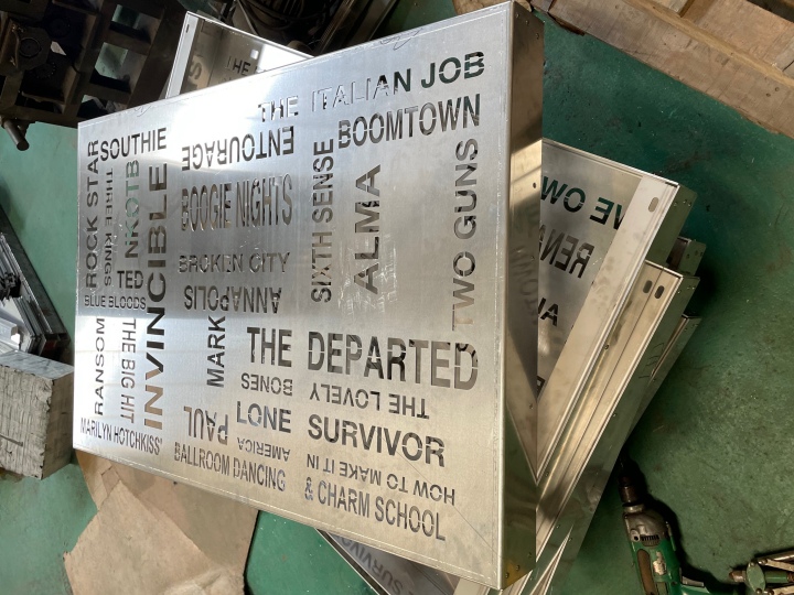 Aluminum ceiling panels