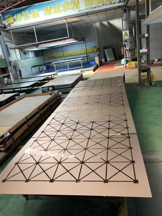 Stainless steel wall panels