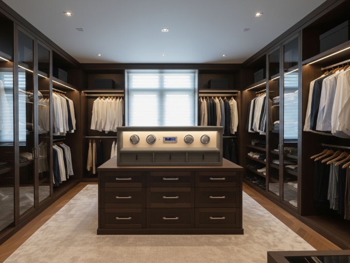 Luxurious Watch Winder and Jewelry Storage Cabinet