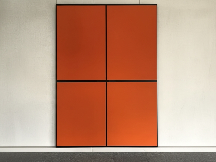 Custom Leather-covered Decor Sliding Doors for Residential