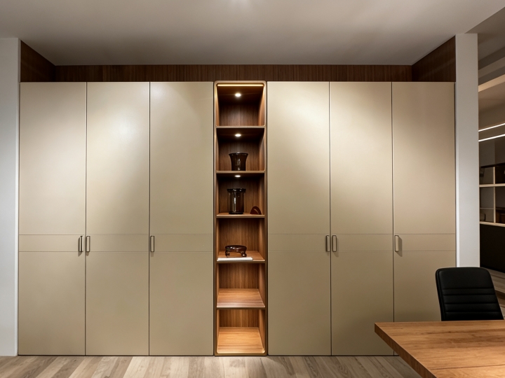 Living room cabinet door panels