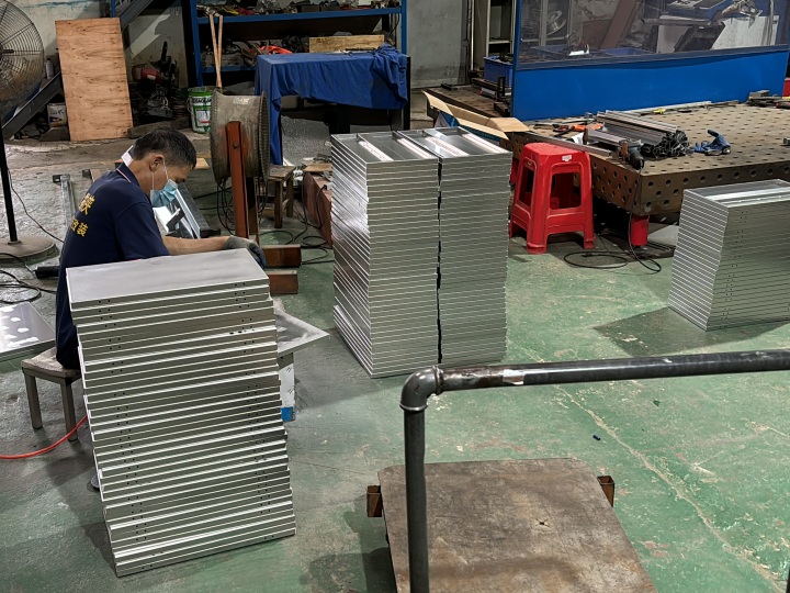 Stainless steel file cabinet