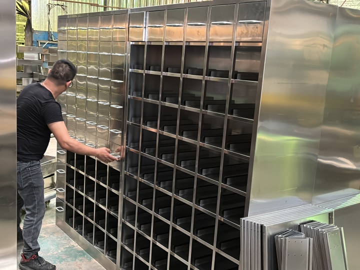 Stainless Steel Large Filing Cabinet