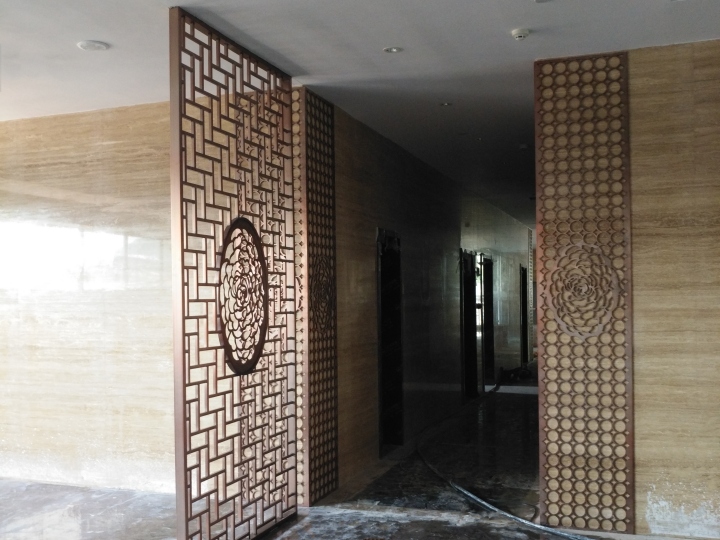 PVD Rose-gold Stainless Steel 304 Wall Panels