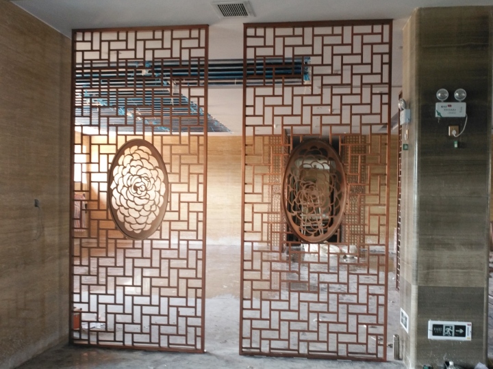 PVD Rose-gold Stainless Steel 304 Room Dividers