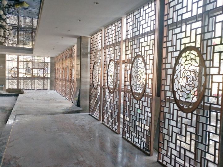 PVD Rose Golden Stainless Steel Room Dividers