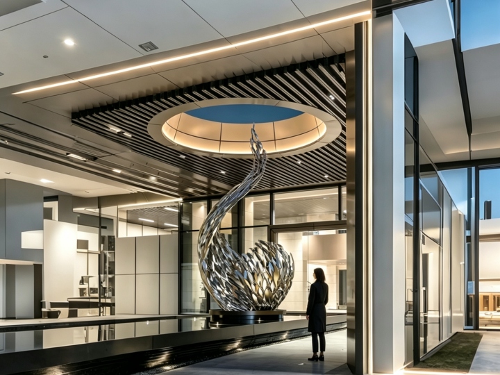 Stainless Steel Irregular Sculpture