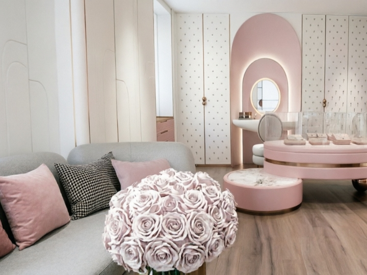 Custom Upholstered Wardrobe Leather Doors