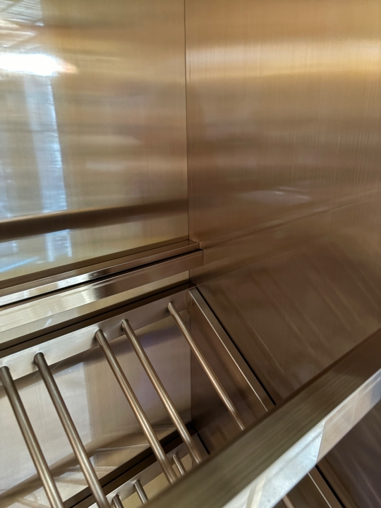Details of PVD Brass Stainless Steel Wine Cabinet