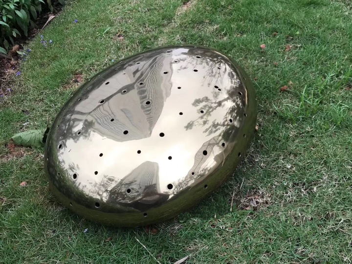 Custom Stainless Steel Landscape Sculpture