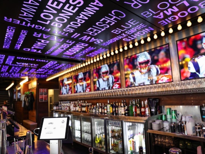 Laser Cutting Aluminum Panels With LED-lit for Restaurant