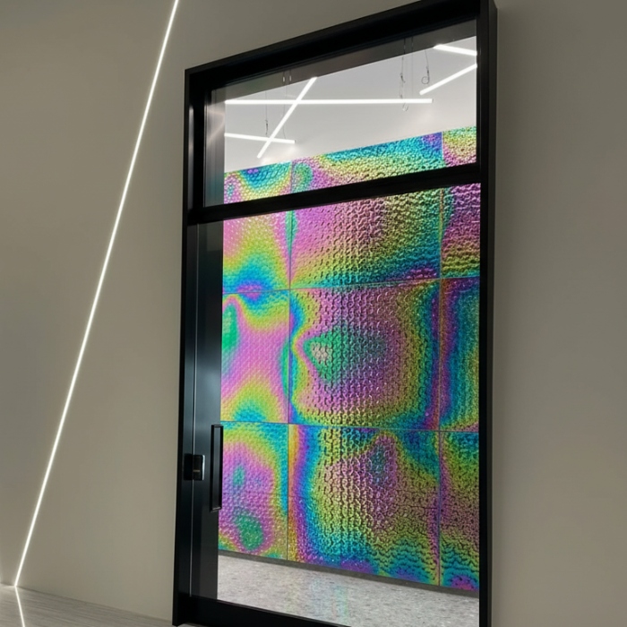 PVD Rainbow Coated Decor SUS Wall Panels