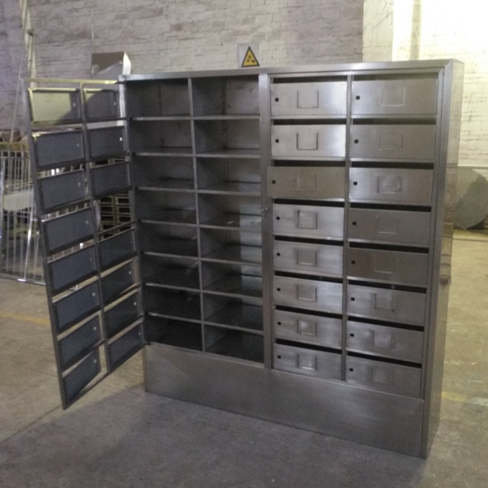 Wall-mounted Stainless Steel Apartment Mailbox System