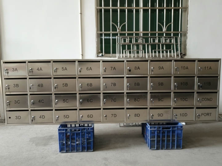 Stainless Steel Apartment Locking Mailboxes