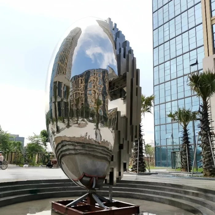 Bespoke Outdoor Stainless Steel Sculpture